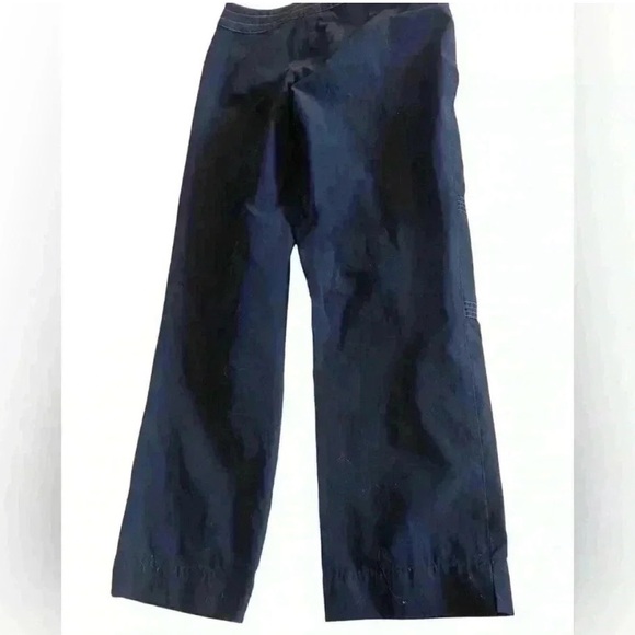 Athleta Vintage Utility Pants Wide Leg Black - Picture 4 of 8